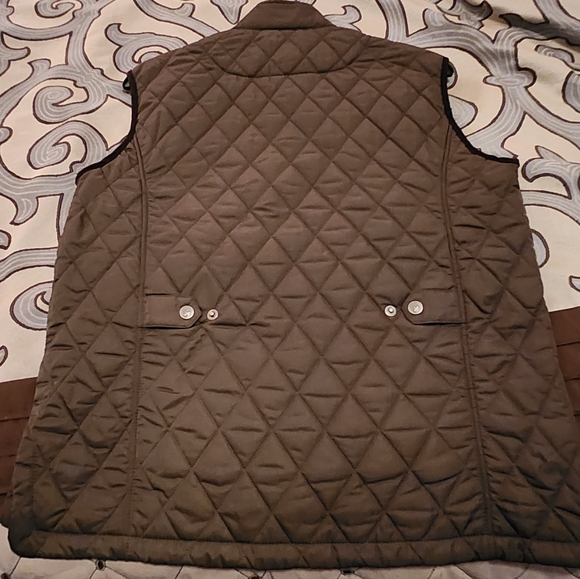 SOLD!!! $195 Daniel Cremieux Quilted Vest, Olive, Medium, NWT& Free Shipping - Picture 11 of 12